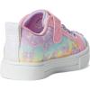 SKECHERS Girl’s Twinkle Sparks-Ombre Flutter Sneaker(Link Pink/Multi)