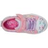 SKECHERS Girl’s Twinkle Sparks-Ombre Flutter Sneaker(Link Pink/Multi)