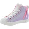 SKECHERS Girl’s Twinkle Sparks-Ombre Flutter Sneaker(Linkpink/Multi)