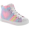 SKECHERS Girl’s Twinkle Sparks-Ombre Flutter Sneaker(Linkpink/Multi)