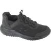Skechers Boy’s Bounder-Brisk-Burst Sneaker(Black/Black)