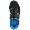 Skechers Boy’s Bounder-Brisk-Burst Sneaker(Black/Blue/Lime)