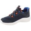 Skechers Boy’s Bounder-Brisk-Burst Sneaker(Navy Blue)