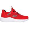 Skechers Boy’s Bounder-Brisk-Burst Sneaker(Red/Black)