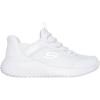 Skechers Boy’s Bounder-Brisk-Burst Sneaker(White)