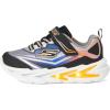 Skechers Boy’s Flex-Glow Ultra Sneaker(Black/Silver)