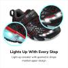 Skechers Boy’s Hydro Lights-Tuff Force Sneaker(Black/Red)