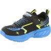 Skechers Boy’s Light Storm 3 Sneaker(Black/Blue/Lime)