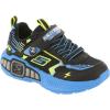 Skechers Boy’s Light Storm 3 Sneaker(Black/Blue/Lime)