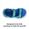 Skechers Boy’s Mega-Splash 4k Sandal(Black/Blue/Lime)
