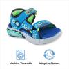 Skechers Boy’s Mega-Splash 4k Sandal(Black/Blue/Lime)