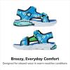 Skechers Boy’s Mega-Splash 4k Sandal(Black/Blue/Lime)