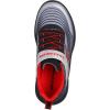 Skechers Boy’s Microspec Advance Sneaker(Black/Silver)