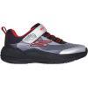 Skechers Boy’s Microspec Advance Sneaker(Black/Silver)