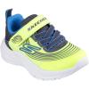 Skechers Boy’s Microspec Advance Sneaker(Yellow/Blue)