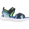 Skechers Boy’s Microspec-Splash Sandal(Black/Lime)