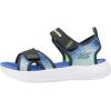 Skechers Boy’s Microspec-Splash Sandal(Black/Lime)