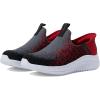 Skechers Boy’s Slip Ins Ultra Flex 3.0 Sneaker(Charcoal/Red)