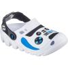 Skechers Boy’s Zaggle-Hydro-pointz Clog(White/Black/Blue)