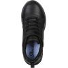 Skechers Girls’ Glimmer Kicks School Struts Sneaker(Black/Black)