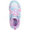 Skechers Girl’s Heart Lights-Lovin Reflecti Sneaker(Turquoise/Lavender)