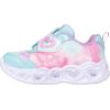 Skechers Girl’s Heart Lights-Lovin Reflecti Sneaker(Turquoise/Lavender)
