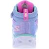 Skechers Girl’s Infinite Heart Lights-Eternal Shimmer Sneaker(Blue/Multicolored)