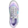 Skechers Girl’s Infinite Heart Lights-Eternal Shimmer Sneaker(Silver/Multi)