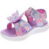 Skechers Girl’s Jumpsters Sandal-Butterfly Brites(Lavender/Multi)
