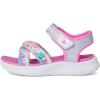 Skechers Girl’s Jumpsters Sandal-tie Dye BFFs(Lavender/Multi)