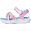 Skechers Girl’s Jumpsters Sandal-tie Dye BFFs(Pink/Multi)