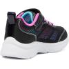 Skechers Girl’s Microspec Plus Sneaker(Black/Multi)