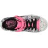 Skechers Girl’s Twinkle Sparks Ice-Heather – Light-Up Sneakers, Cushioned Comfort, Flexible Sole(Black/Multi)
