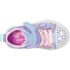 Skechers Girl’s Twinkle Sparks Ice-Heather – Light-Up Sneakers, Cushioned Comfort, Flexible Sole(Purple/Multi)