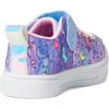 Skechers Girl’s Twinkle Sparks Ice-Heather – Light-Up Sneakers, Cushioned Comfort, Flexible Sole(Purple/Multi)