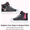 Skechers Girl’s Twinkle Sparks-Charm Bestie Sneaker(Black)