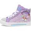Skechers Girl’s Twinkle Sparks-Charm Bestie Sneaker(Lavender)