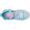 Skechers Girl’s Twinkle Sparks-Charm Bestie Sneaker(Light/Blue)