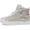 Skechers Girl’s Twinkle Sparks-Charm Bestie Sneaker(Silver)