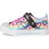 Skechers Girl’s Twinkle Sparks-Ombre Love Sneaker(Black/Multi)