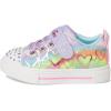 Skechers Girl’s Twinkle Sparks-Ombre Love Sneaker(Lavender/Multi)