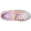 Skechers Girl’s Twinkle Sparks-Ombre Love Sneaker(Link Pink/Multi)