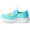 Skechers Girls’ ULTRA FLEX 3.0 – BUNGEE FUN(Aqua/Multi)