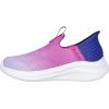Skechers Girl’s Ultra Flex 3.0-Color Boost Sneaker(Navy/Purple)