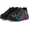 Skechers Girls’ Uno Lite spread the Love(Black/Multi)