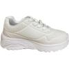 Skechers Girls’ Uno Lite spread the Love(White/Mint)