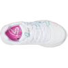 Skechers Girls’ Uno Lite spread the Love(White/Purple/Turquoise)