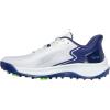 Skechers Golf Men’s Blade Grip Flex Spikeless Waterproof Golf Shoe Sneaker(White/Navy/Blue)