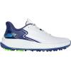 Skechers Golf Men’s Blade Grip Flex Spikeless Waterproof Golf Shoe Sneaker(White/Navy/Blue)