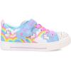 Skechers Kids’ Twinkle Sparks-Jumpin’ Clouds Sneaker(Blue/Multi)